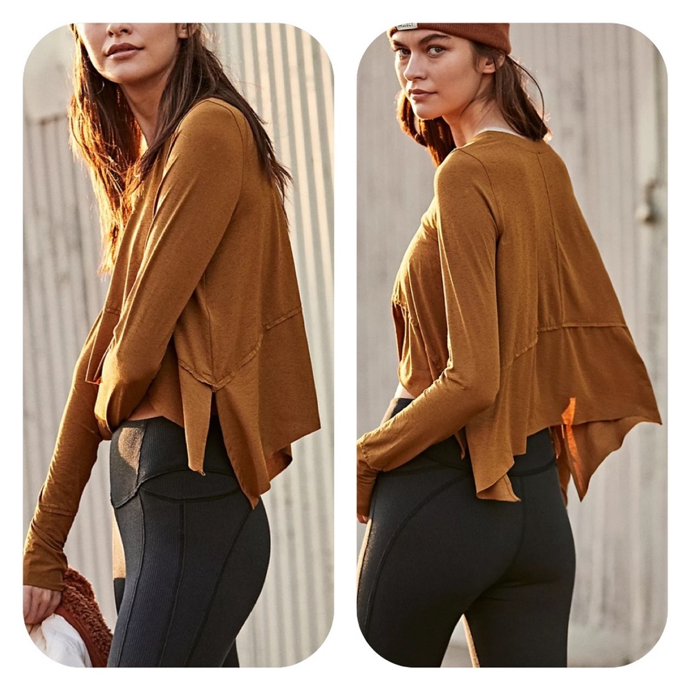 {Free People Movement} Tempo Long Sleeve Tee in High Atlas - Women's XS